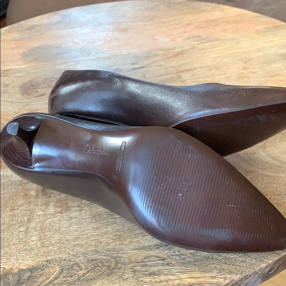 Cole Haan Espresso Brown kitten heels - Picture 6 of 6